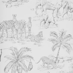 Kwantum Behang Marcel Grijs