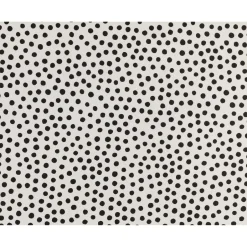 Kwantum Behang Polka Zwart Wit
