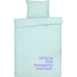 Kwantum Dekbedovertrek Naughty Corner Mint 240x240 Cm