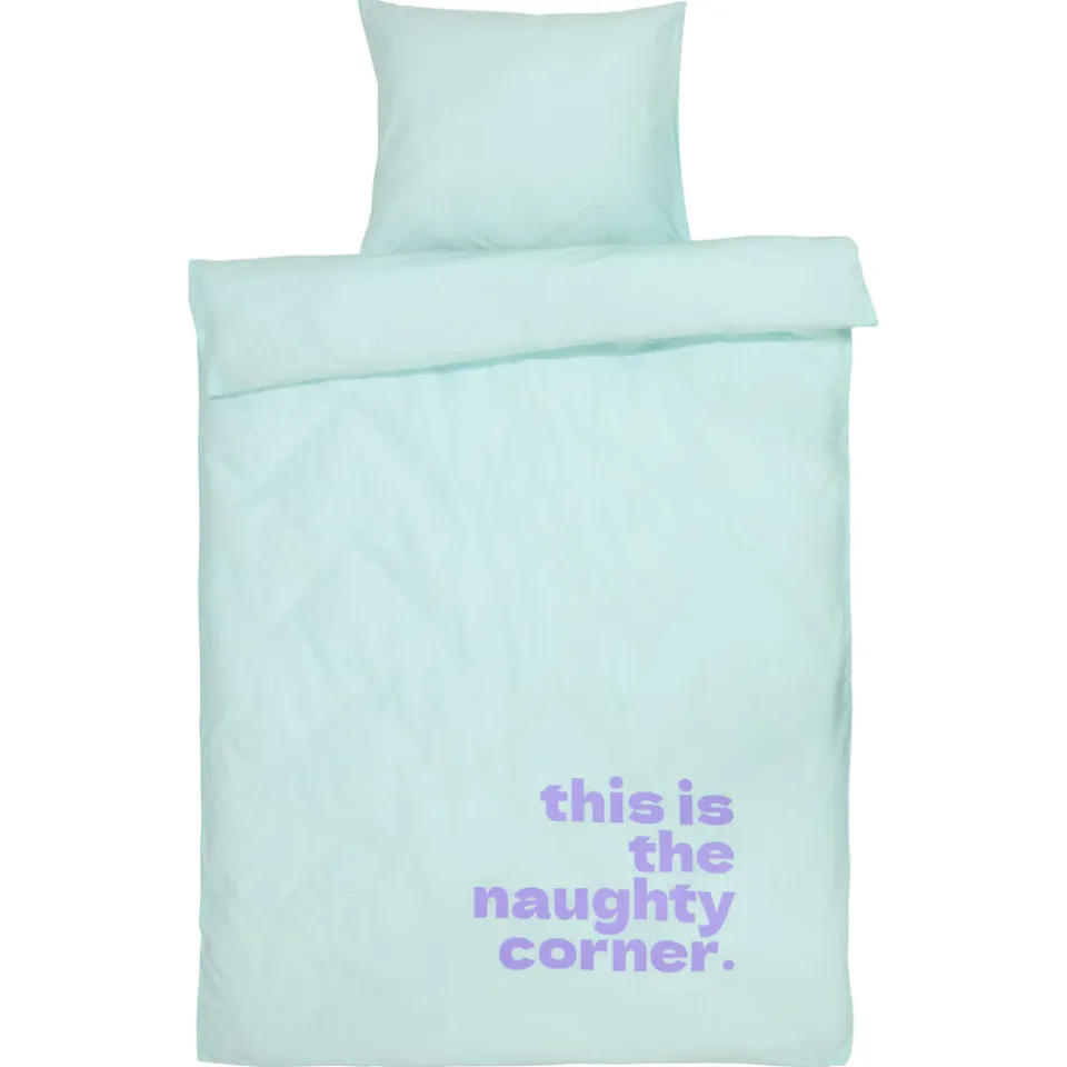 Kwantum Dekbedovertrek Naughty Corner Mint 240x240 Cm