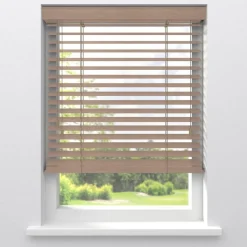 Kwantum Fenstr Bamboe Jaloezie Wietze Beige 50mm