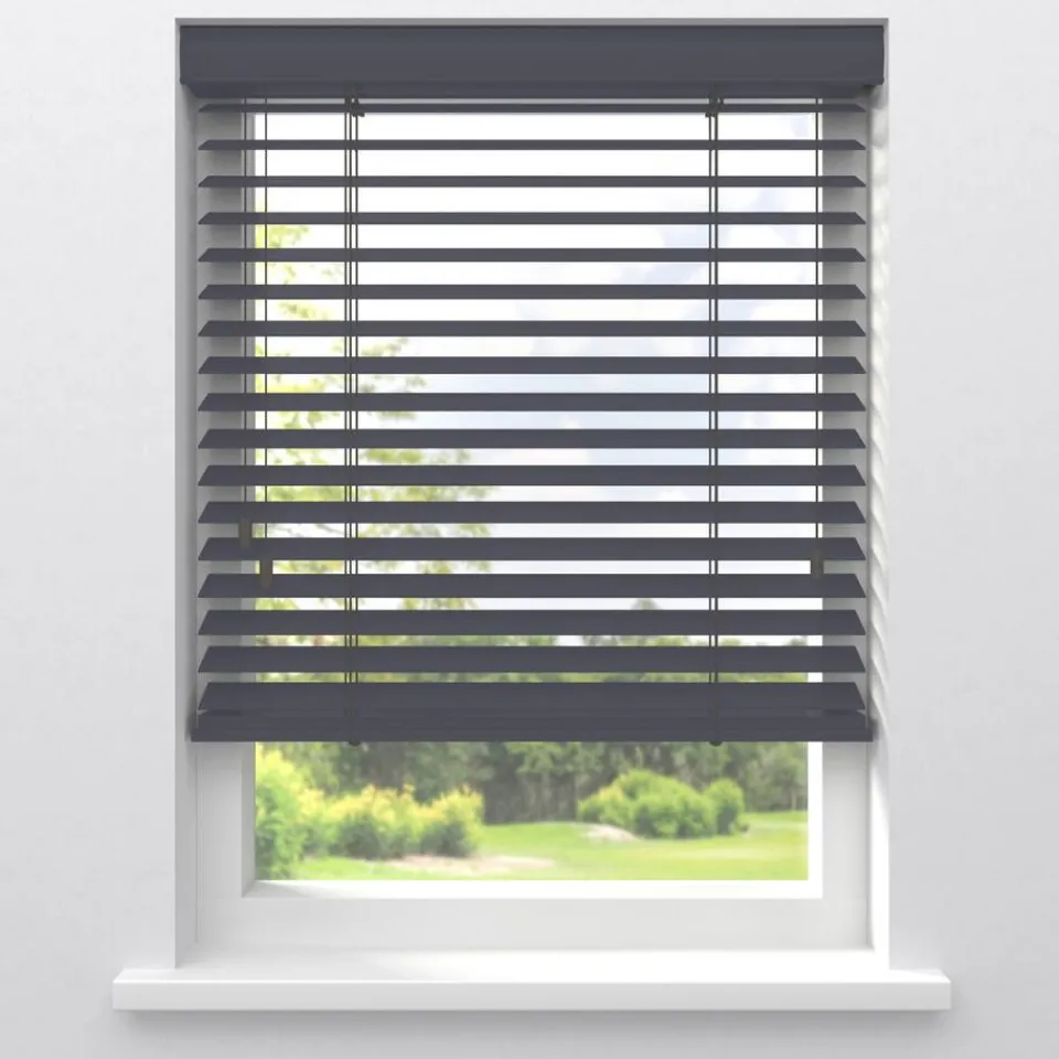 Kwantum Fenstr Houten Jaloezie Wout 50mm