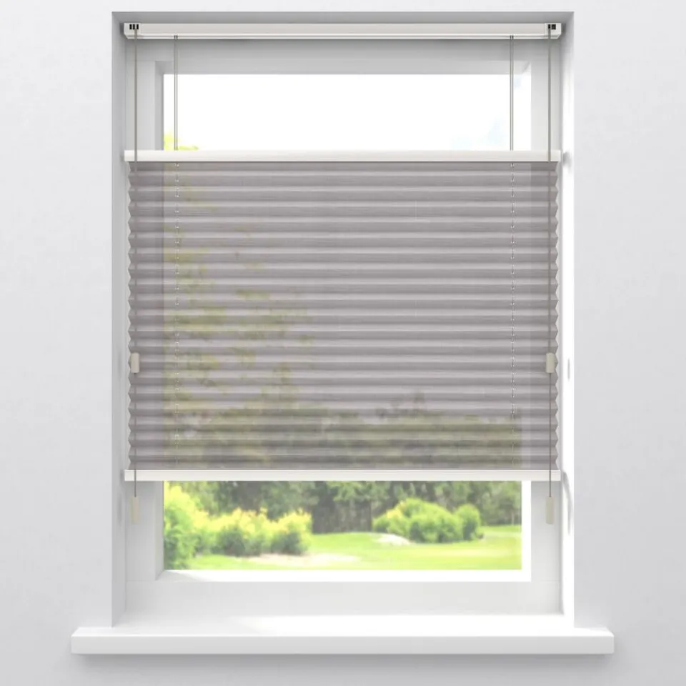 Kwantum Fenstr Plissé Fenna Cappucino Transparant