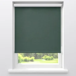 Kwantum Fenstr Rolgordijn Noor Donker Groen Verduisterend