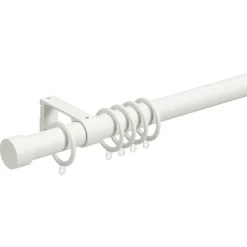 Kwantum Gordijnroede 120 Cm Wit Metaal Ø28mm