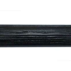 Kwantum Gordijnroede 200cm Zwart Hout Ø28mm