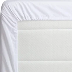 Kwantum Hoeslaken Katoen Wit 200x180 Cm