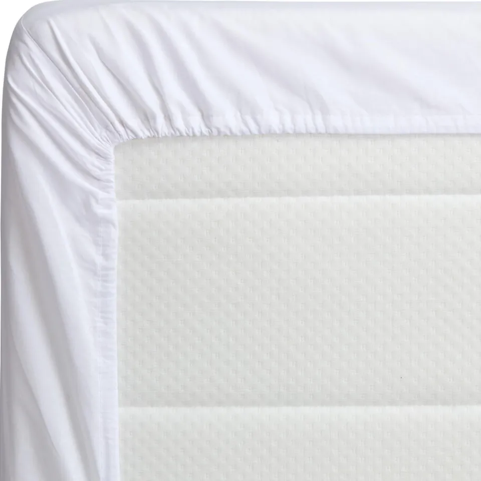 Kwantum Hoeslaken Katoen Wit 200x180 Cm