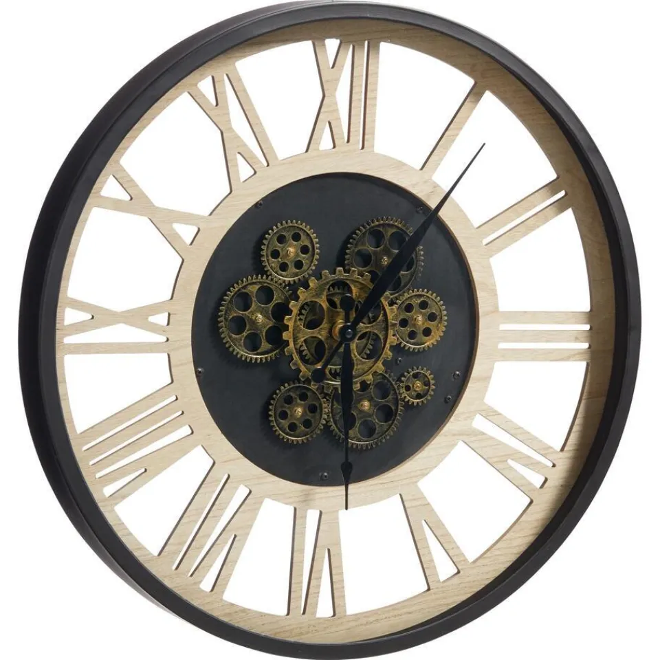Kwantum Klok Toulon Zwart Goud