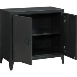 Kwantum Lockerkast Leipzig 2-Deurs Zwart