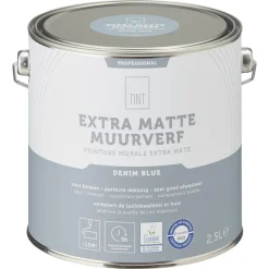 Kwantum Muurverf Professional Denim Blue 2.5 L