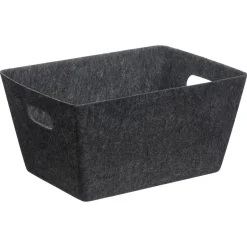 Kwantum Opbergmand Vilt Antraciet 39x29x20cm
