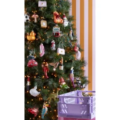 Kwantum Ornament Sneeuwpop Multicolor