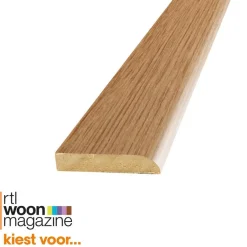 Kwantum Plakplint Naturel Eiken