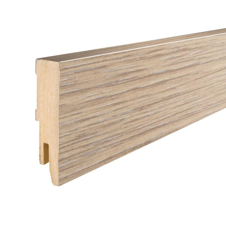 Kwantum Plint Whitewash Eiken