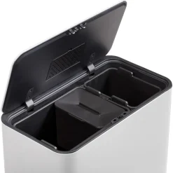 Kwantum Prullenbak Op Pootjes 25+12+5 Liter Beige