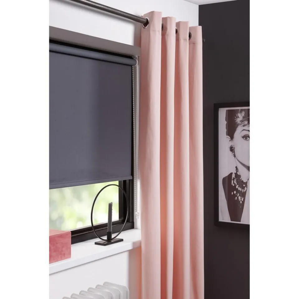 Kwantum Rolgordijn Maaike Grijs 100x190 Cm