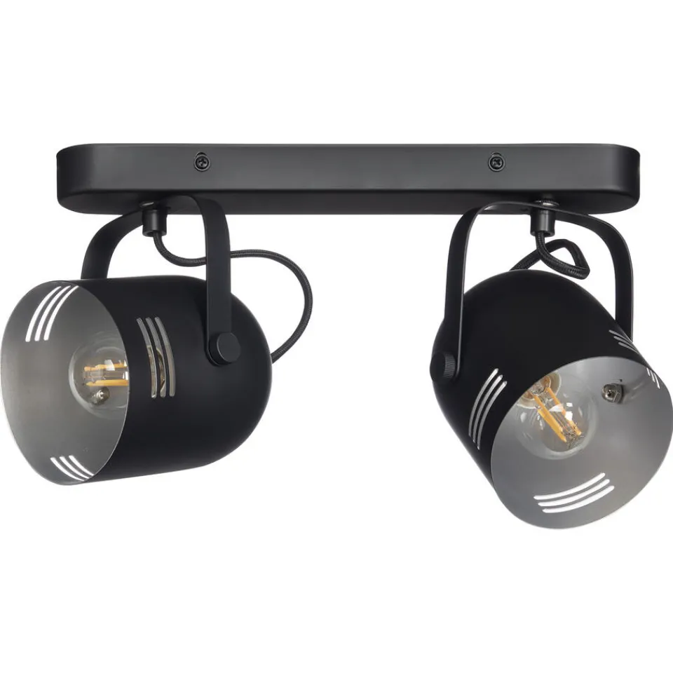 Kwantum Spot Secna Zwart - 2-Lichts