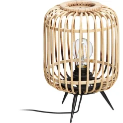 Kwantum Tafellamp Bia Zwart Naturel