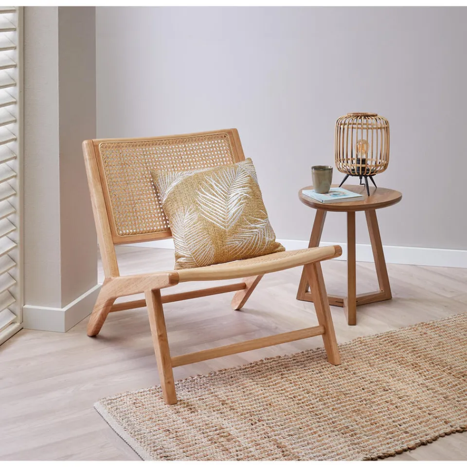 Kwantum Tafellamp Bia Zwart Naturel