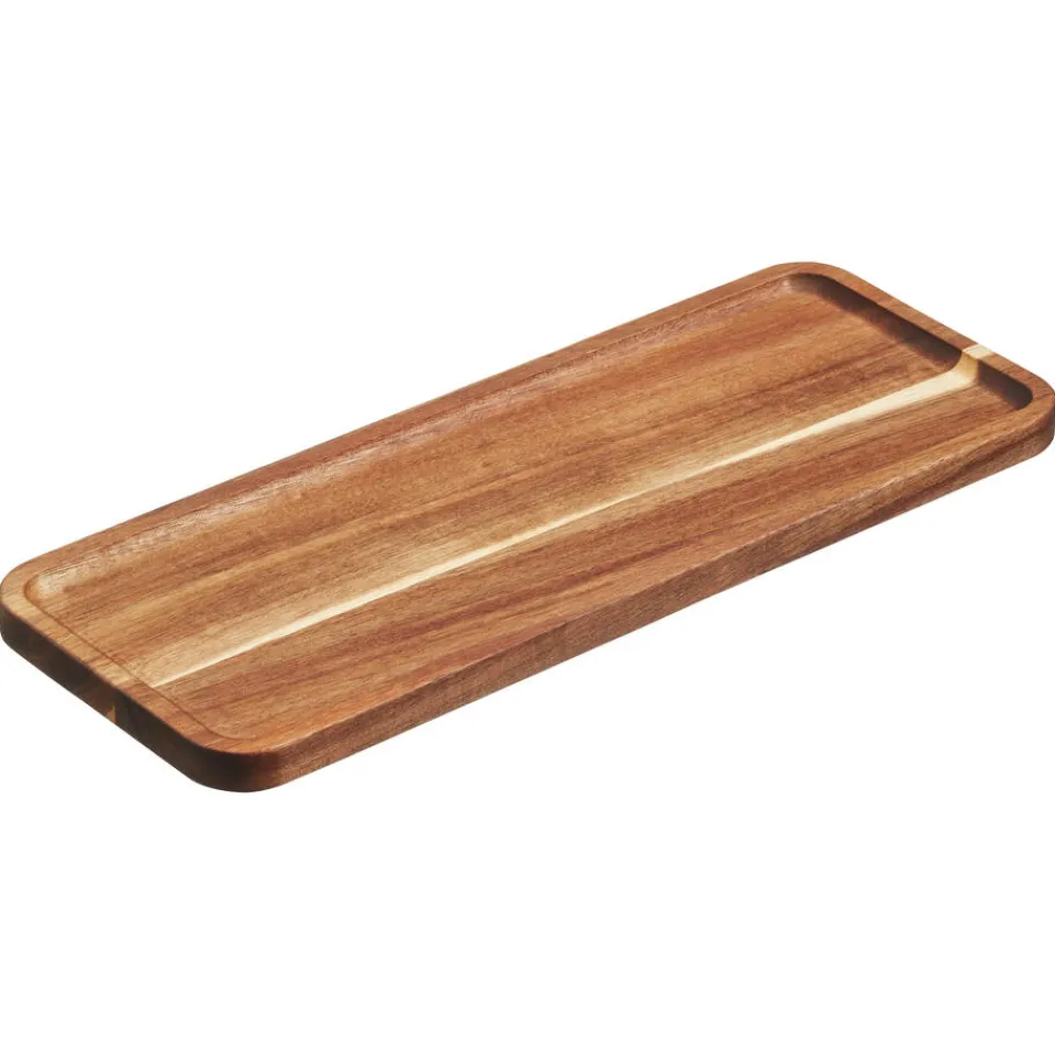 Kwantum Tray Rechthoek Wood Naturel 36x14 Cm
