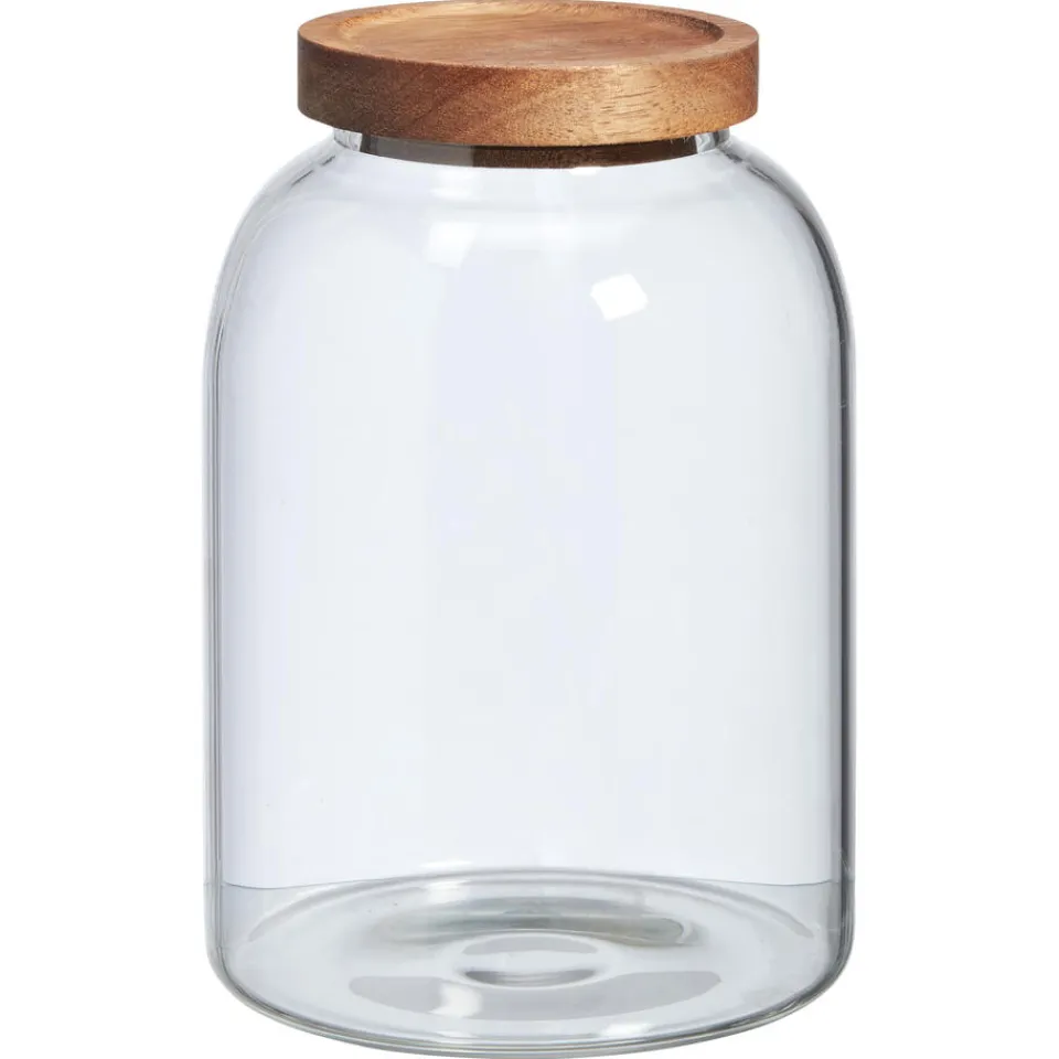Kwantum Voorraadpot Acacia Transparant ø 13x19 Cm