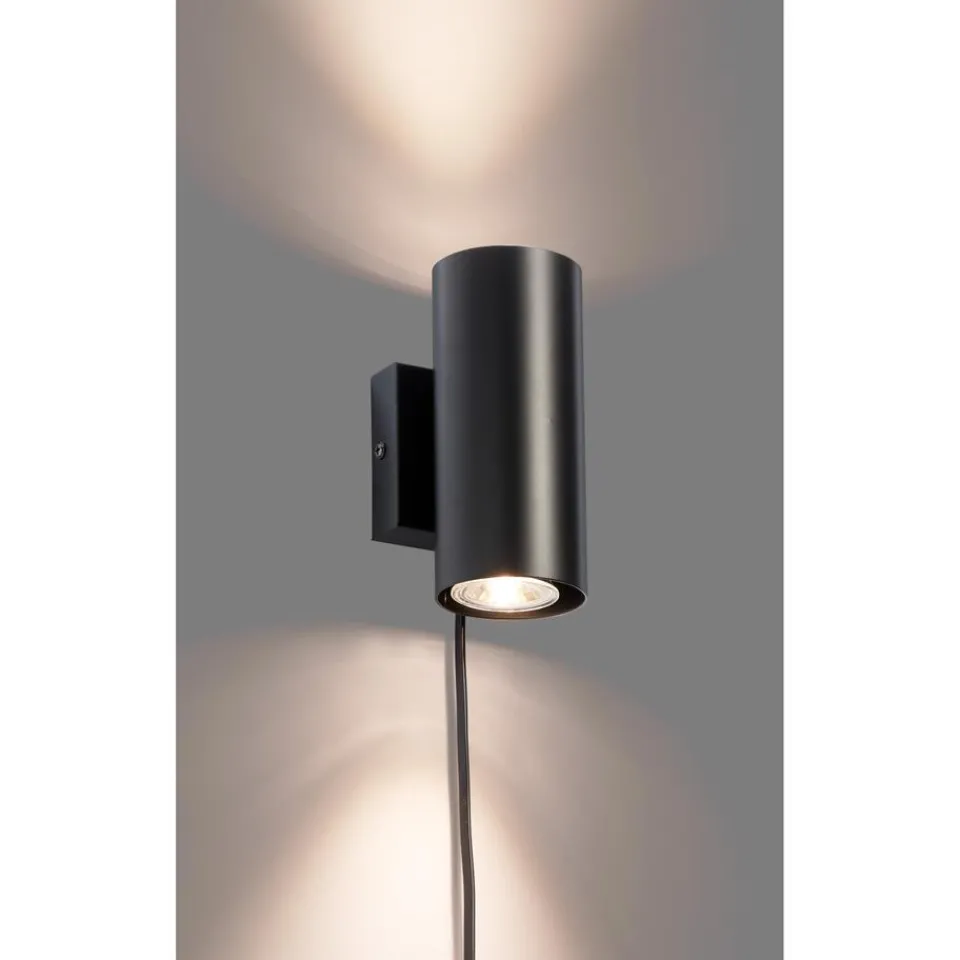 Kwantum Wandlamp Alpan Zwart